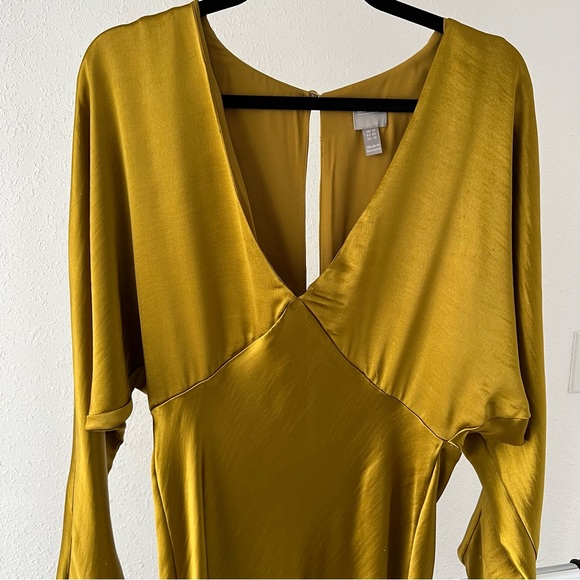 ASOS gold bias cut gown - Picture 7 of 16